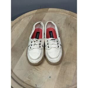 Sperry Cruiser Shoes Size 13M Canvas Lace Up Boat Deck Casual YG53509 Kids